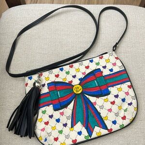 Brighton Love and Joy canvas crossbody